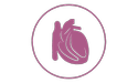 purple feline heart icon