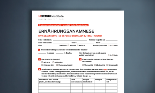 Ernährungsanamnesebogen